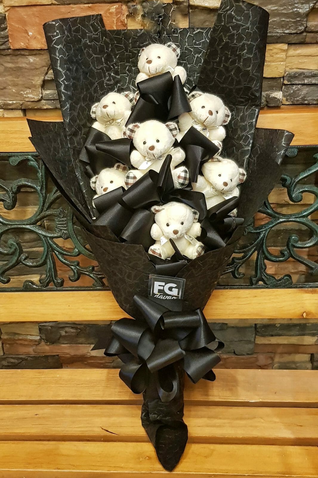 bear bouquet 1 - fg davao - flowers gifts delivery