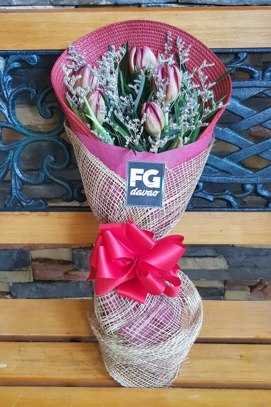 tulip bouquet 6 - fg davao - flowers gifts