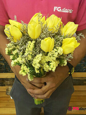 Bridal Bouquet 4 - Tulips Bridal Bouquet - 5 DAYS ADVANCE ORDER