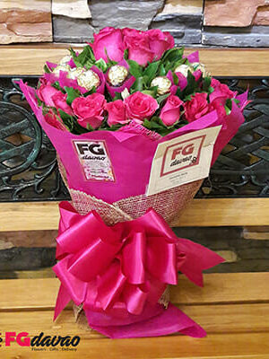 Bouquet of Roses and Chocolates 1