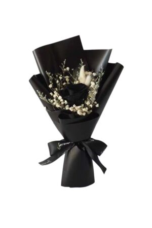 1-stem Black Rose Bouquet