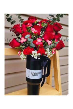 Flowers in A Tumbler