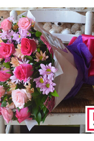 Signature - Shades of Pink Round Bouquet