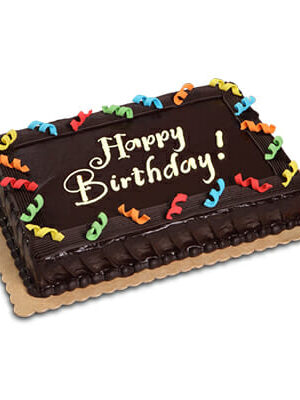 Cake - Chocolate Dedication 8x12in