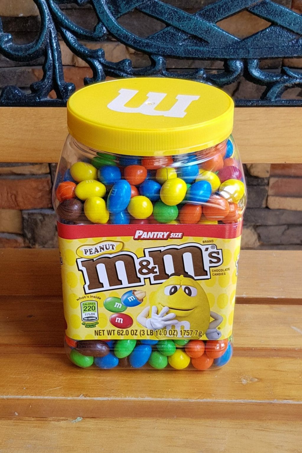 M&Ms Chocolate Jar with Nuts FG Davao Flowers Gifts Delivery