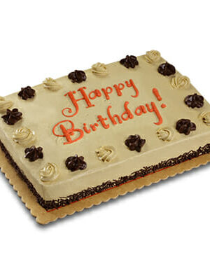 Cake - Mocha Dedication 8x12in