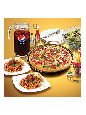 Food - Pizza Party Package 2 - Good for 4 Persons