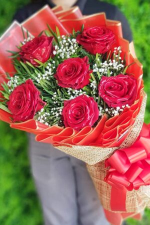 6-stem Rose Bouquet - 1